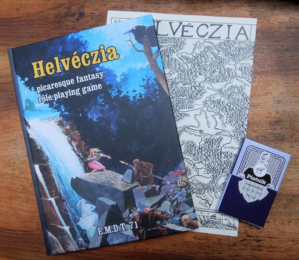 Image of Helvéczia: Picaresque Fantasy RPG (hardcover edition)