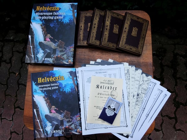 Image of Helvéczia: Picaresque Fantasy RPG (boxed edition)