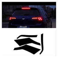 Image 1 of Vw Golf Mk7.5 GTI R GTD GTE Rear light Surround Black out Overlay 