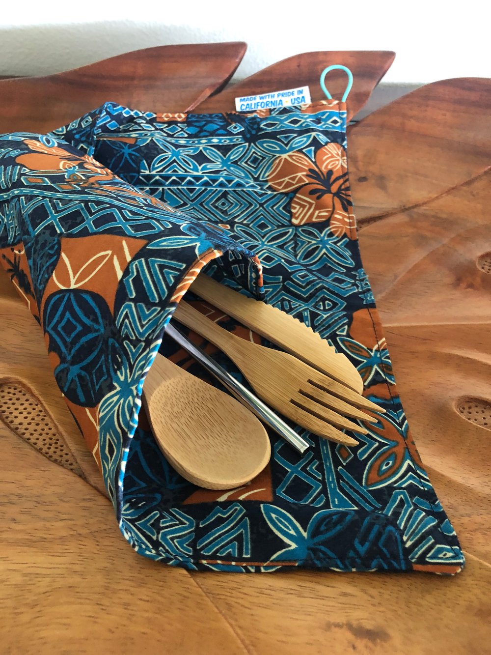 Image of 'Beach Burrito' Reusable Utensil Kit
