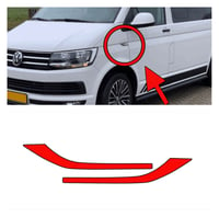 Image 1 of X2 Vw Transporter t6 and Mk4 Caddy Side Wing Badge/ indicator Overlay Decal Sticker.