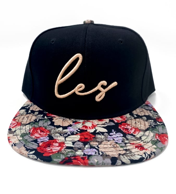 Image of Les Get Lost Foral Snapback 