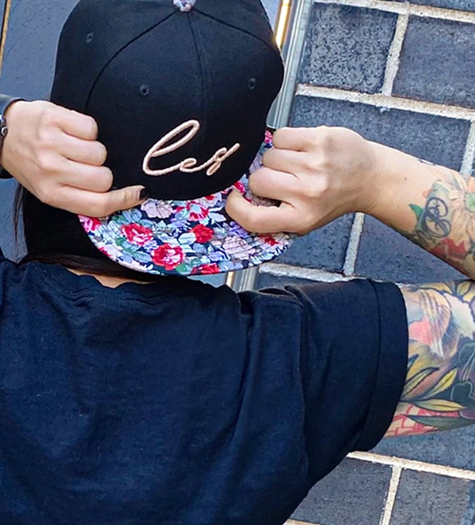 Image of Les Get Lost Foral Snapback 