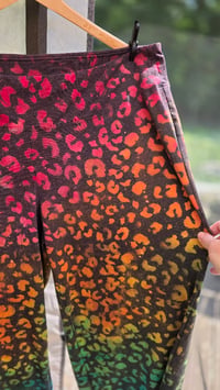Image 2 of Rainbow Leopard Leggings