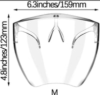 Image 5 of Face Shield Glasses 