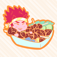 Image 4 of BNHA Street Foodie - Rubber Keychains