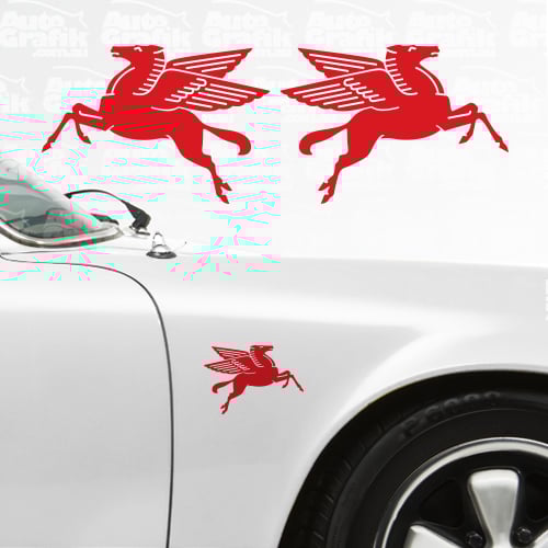 Image of CLASSIC STYLE PEGASUS DECAL SET
