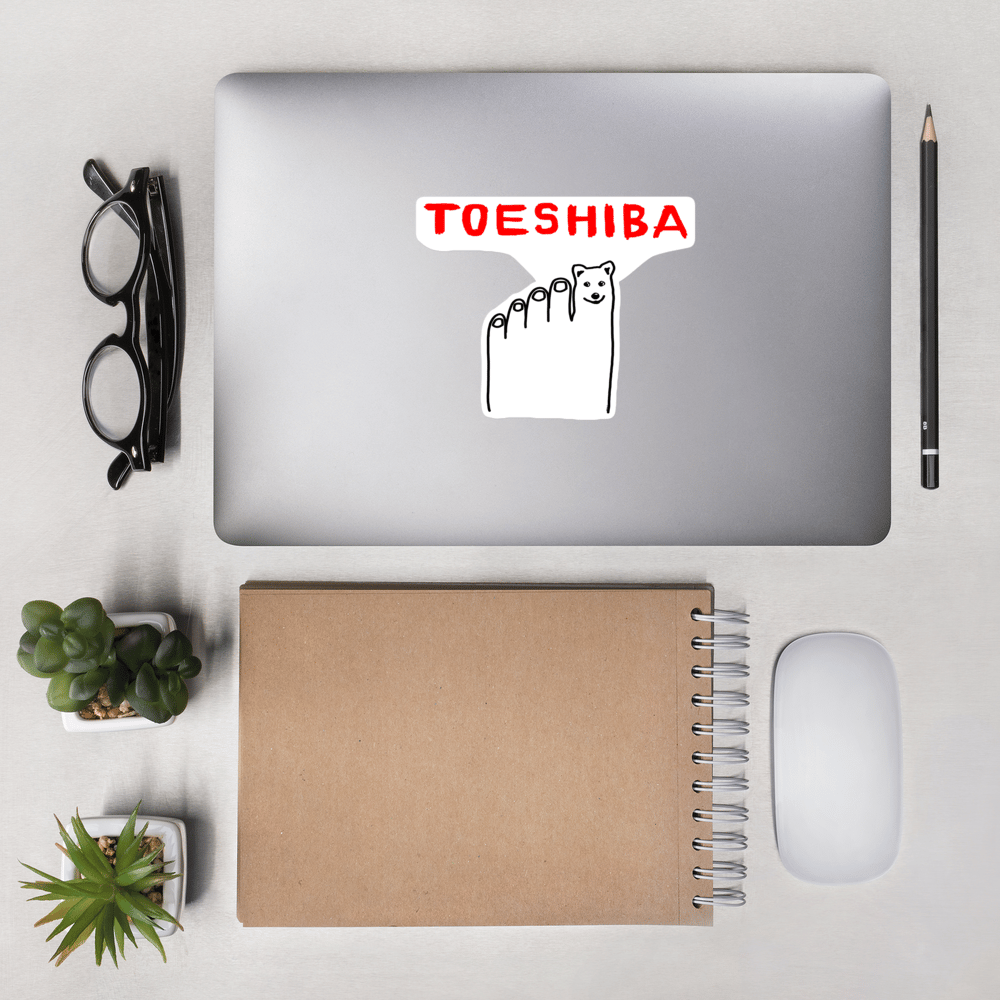 Toeshiba Sticker