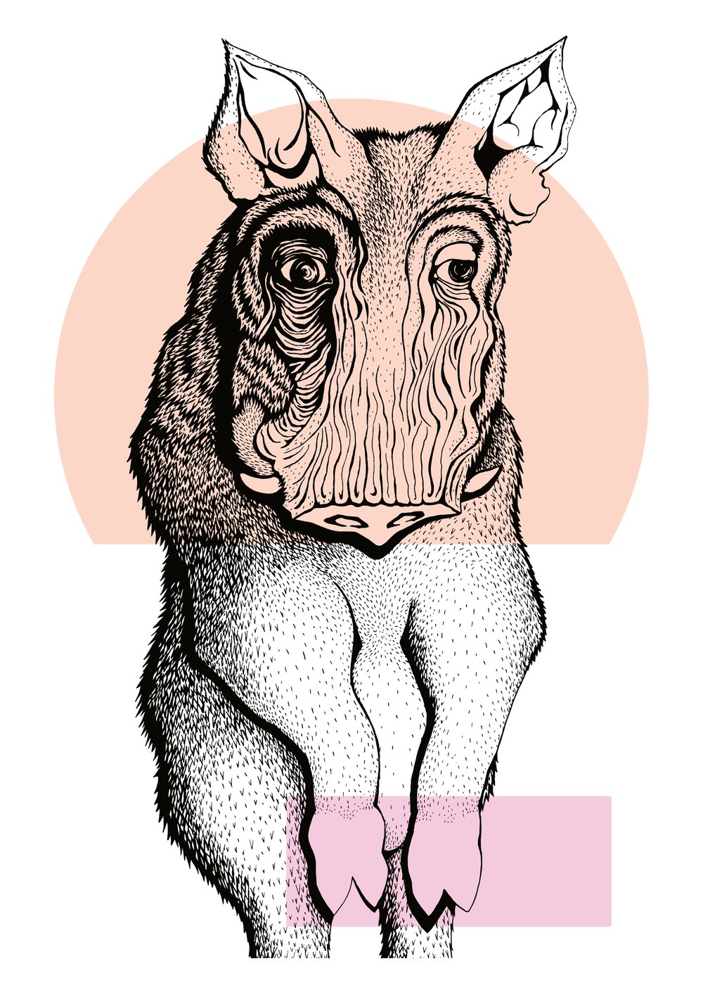 Swine & Dine: Art Print (A2)
