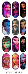 Boujee Girl Nail Decals 2