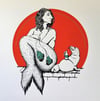 No Mere Maid: Art Print (400mm x 400mm)