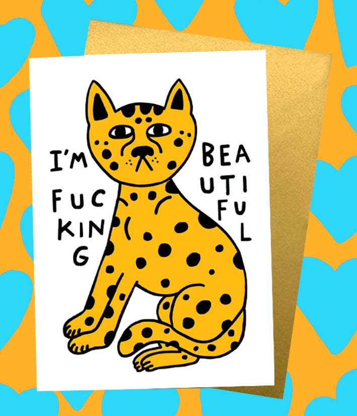 Image of Leopard Card 