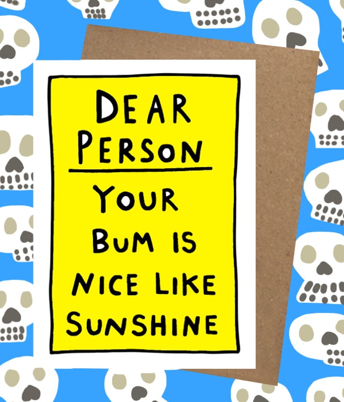 Image of Sunshine Bum Card 