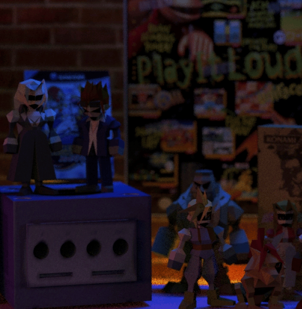 Image of FIGURAS FF VII LOW POLY