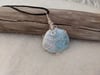 Chalcedony Wire Wrapped Necklace