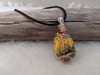 Bumble Bee Jasper Wire Wrapped Necklace