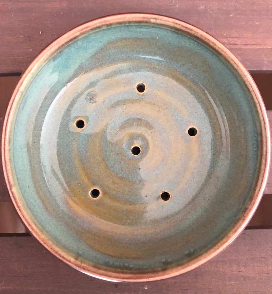 Image of Tame Turquoise Soap Dish