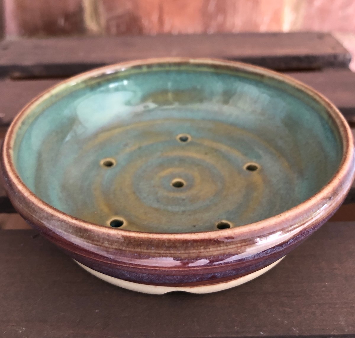 Image of Tame Turquoise Soap Dish