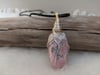 Pink Opal Wire Wrapped Necklace