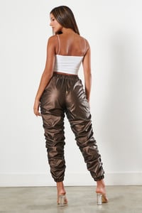 Image 2 of "OVER IT" CLASSY  LIQUID JOGGERS 