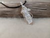 Selenite Wire Wrapped Necklace