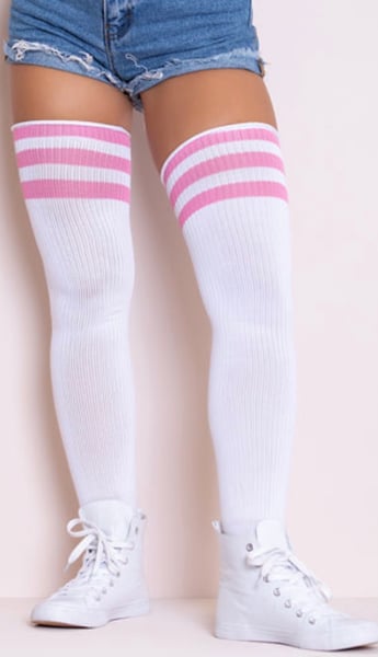 Image of ATHLETIC THIGH HIGH STOCKINGS