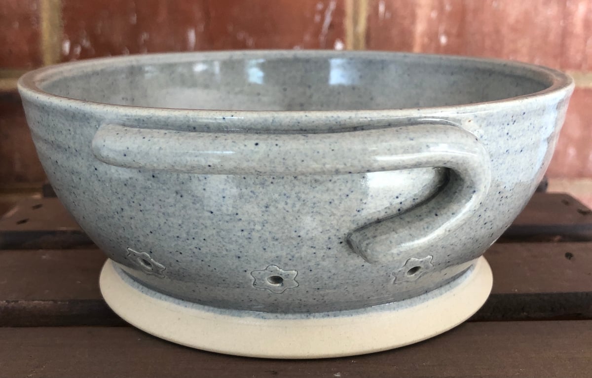 Image of Grey & Blue Berry Bowl