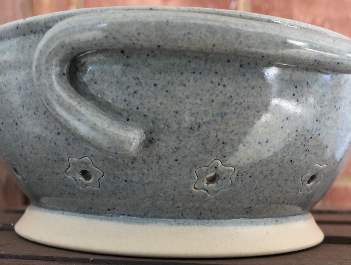 Image of Grey & Blue Berry Bowl