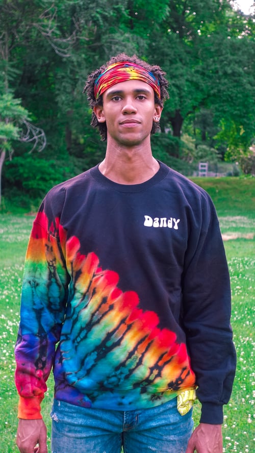 Image of Rainbow Half Crewneck