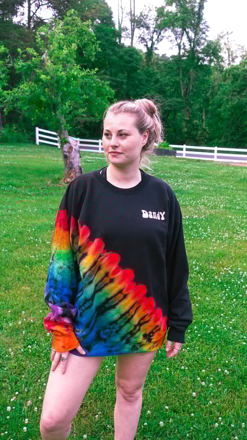 Image of Rainbow Half Crewneck