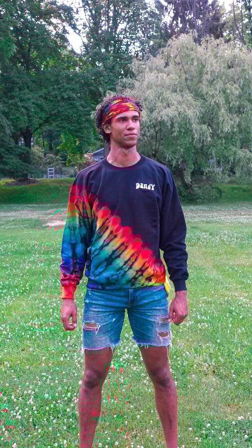 Image of Rainbow Half Crewneck