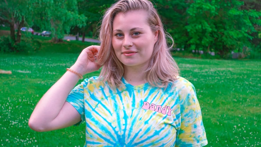 Image of Yellow & Blue Starburst Tee