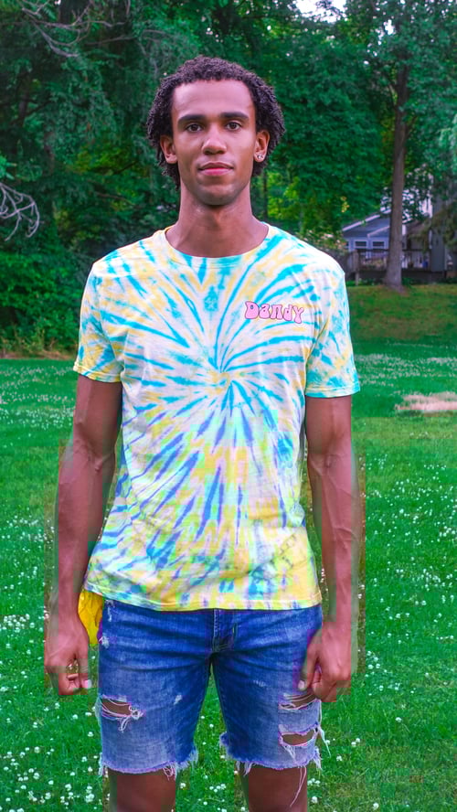 Image of Yellow & Blue Starburst Tee