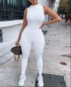 Full Front Low Back Sleeveless Jumpsuit