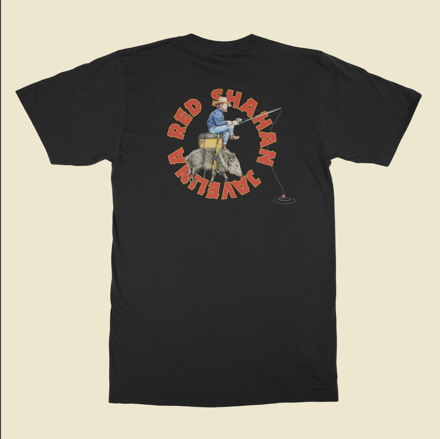 Image of New Red Shahan Javelina Pocket T-Shirt