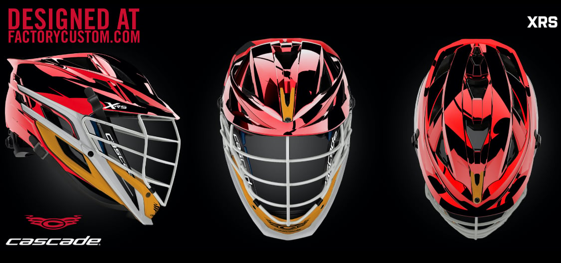 Outlet lacrosse helmet