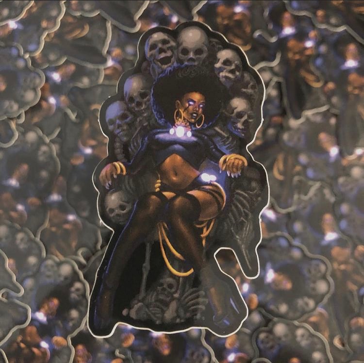Image of Witch Baby Medusa Sticker