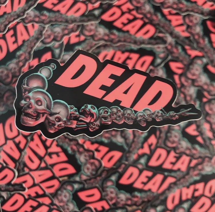 Image of Dead As Hell Sticker