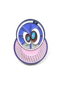 Image 1 of Pink Octopus Pin (GITD)