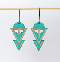 Image 1 of Coven Earring in Turquoise