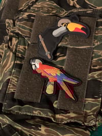 Image 5 of Too Tactical Toucan Patch & Sticker Combo