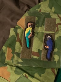 Image 5 of Quad Macaw Patch & Sticker Combo