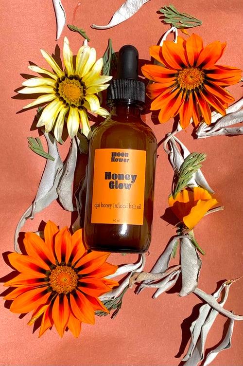 Image of Honey Glow Hair Oil with Argan,Shea Nut, Raw honey and Lily of the Valley