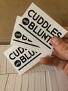 Cuddles and blunts stickers