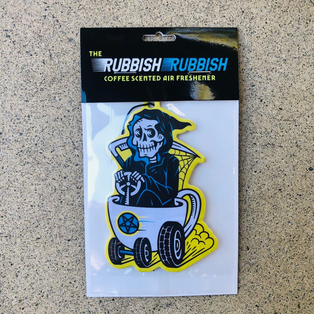 RR #134 Death By Coffee Hot Rod Reaper Air Freshener