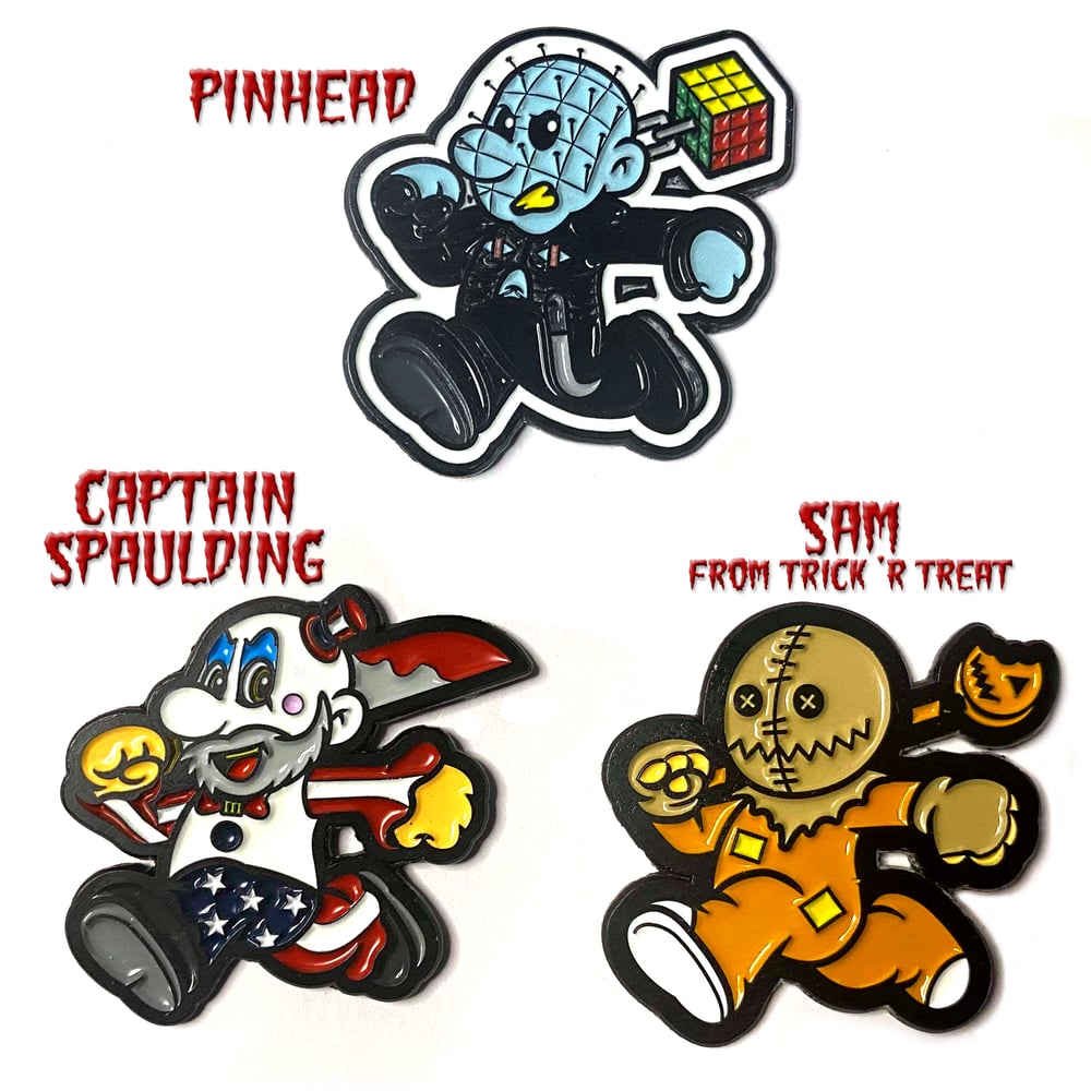 Series 4 Horror Pins