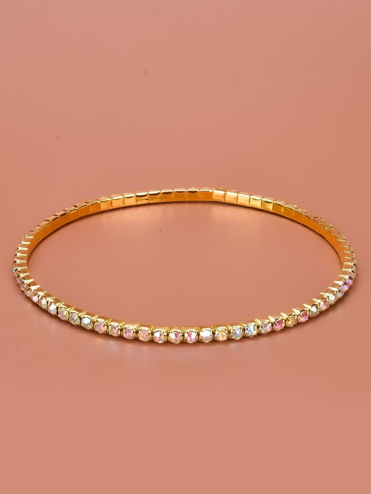 Image of Chromatic Rhinestone Anklet