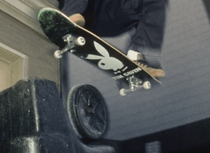 Mike Carroll, Ollie at Pine St bump,  1992 by Tobin Yelland