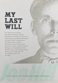 Image 2 of My Last Will by Joe Hill