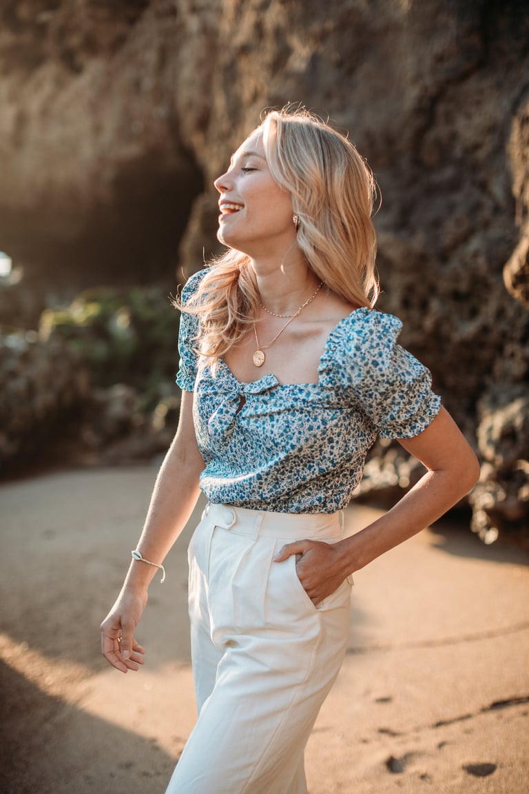 Blouse ROMA - fleurs Image 3